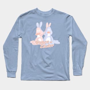 Peace At Easter Rabbits Long Sleeve T-Shirt